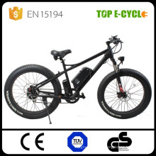 26 bicis gordas del motor eléctrico de la bici gorda eléctrica de la aleación de aluminio del ebike del neumático gordo de la pulgada